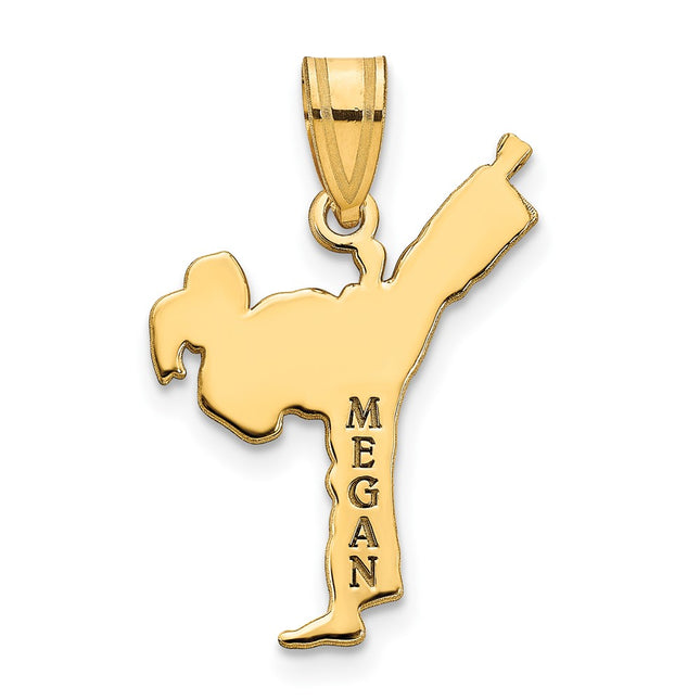 14k Yellow Gold Pendants Style XNA704Y - Classique Jewelry Inc.