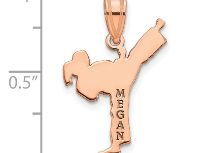 14k Rose Gold Pendants Style XNA704R - Classique Jewelry Inc.