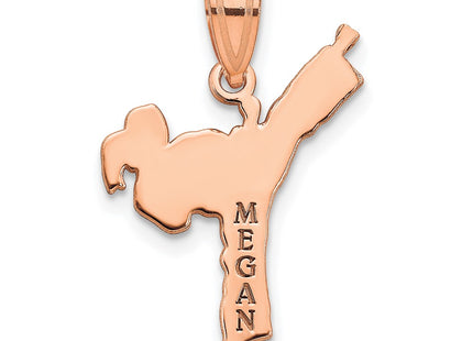 14k Rose Gold Pendants Style XNA704R - Classique Jewelry Inc.