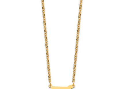 SS/Gold Plated Jewelry Style XNA706GP - Classique Jewelry Inc.