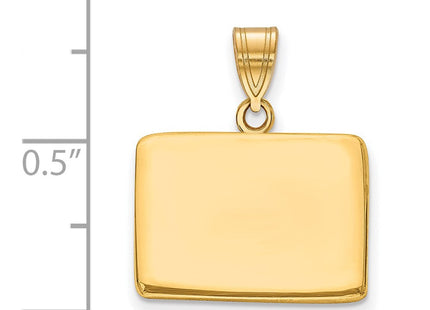 SS/Gold Plated Pendants Style XNA707GP - Classique Jewelry Inc.