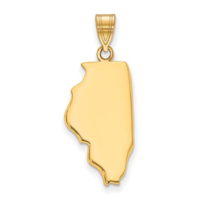 SS/Gold Plated Pendants Style XNA707GP - Classique Jewelry Inc.