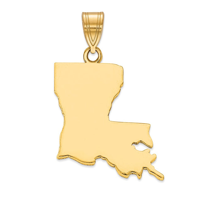 SS/Gold Plated Pendants Style XNA707GP - Classique Jewelry Inc.
