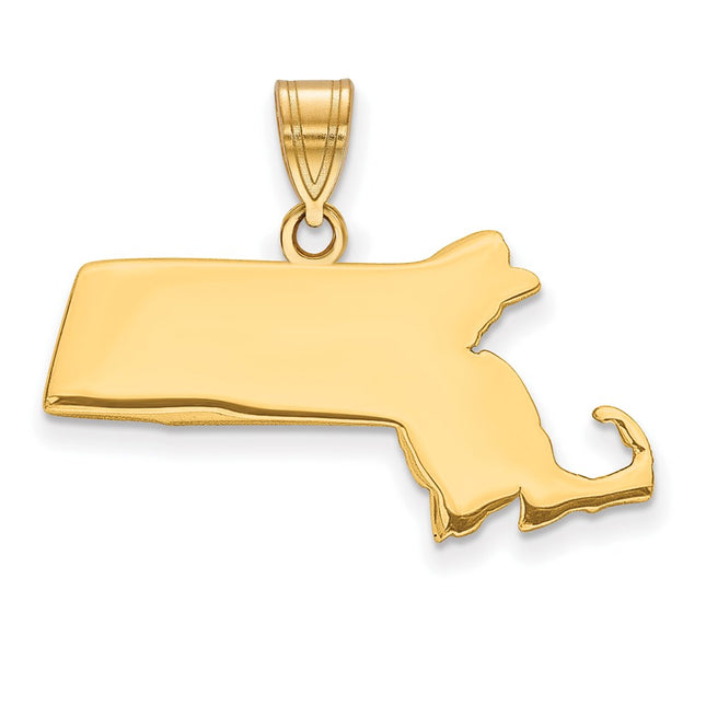 SS/Gold Plated Pendants Style XNA707GP - Classique Jewelry Inc.
