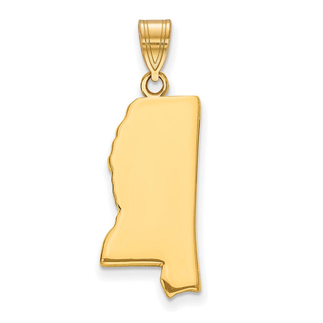 SS/Gold Plated Pendants Style XNA707GP - Classique Jewelry Inc.