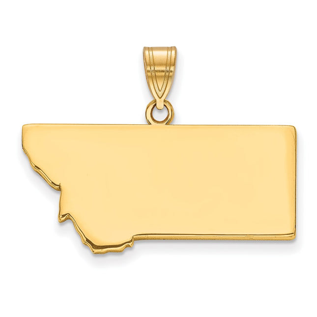 SS/Gold Plated Pendants Style XNA707GP - Classique Jewelry Inc.