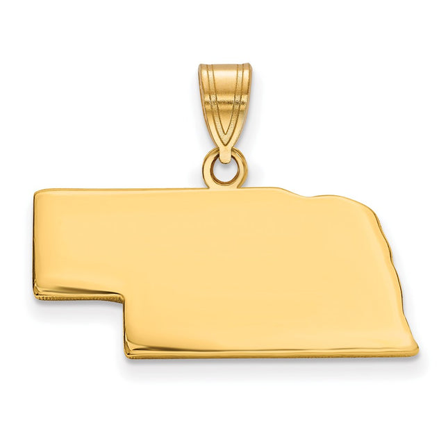SS/Gold Plated Pendants Style XNA707GP - Classique Jewelry Inc.