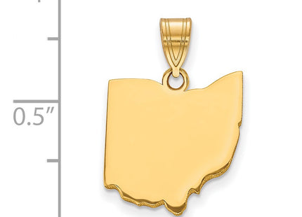 SS/Gold Plated Pendants Style XNA707GP - Classique Jewelry Inc.