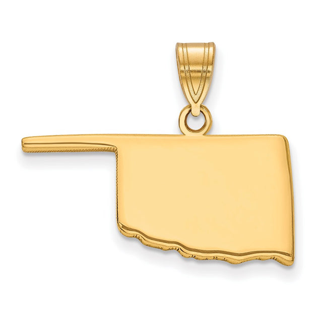 SS/Gold Plated Pendants Style XNA707GP - Classique Jewelry Inc.