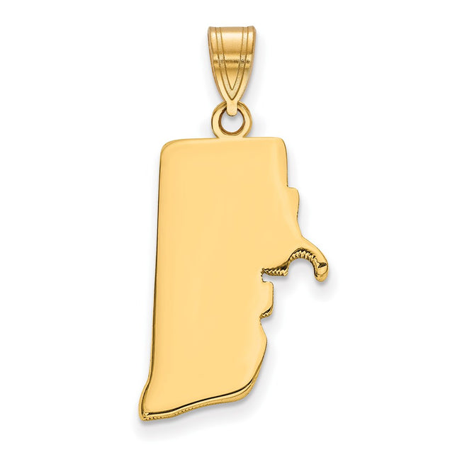 SS/Gold Plated Pendants Style XNA707GP - Classique Jewelry Inc.