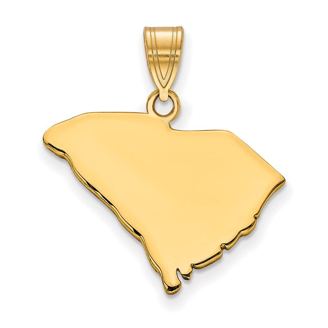 SS/Gold Plated Pendants Style XNA707GP - Classique Jewelry Inc.
