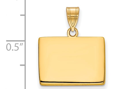 SS/Gold Plated Pendants Style XNA707GP - Classique Jewelry Inc.