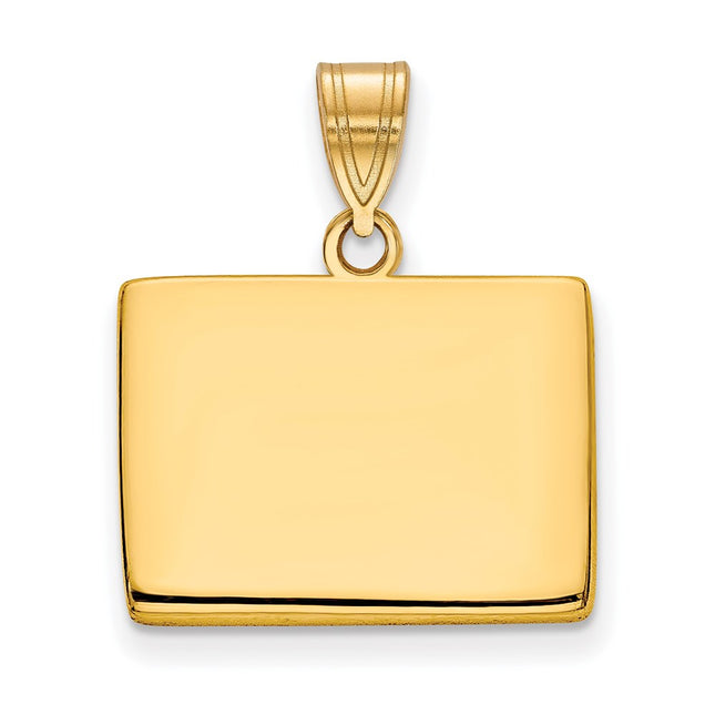 SS/Gold Plated Pendants Style XNA707GP - Classique Jewelry Inc.