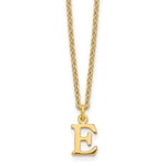 Sterling Silver Gold-plated Cutout Initial Necklace view