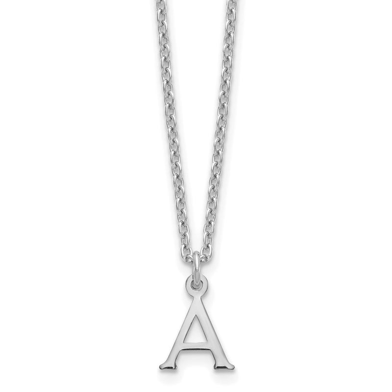 Sterling silver initial necklace
