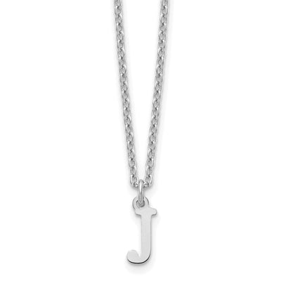 Sterling silver initial necklace