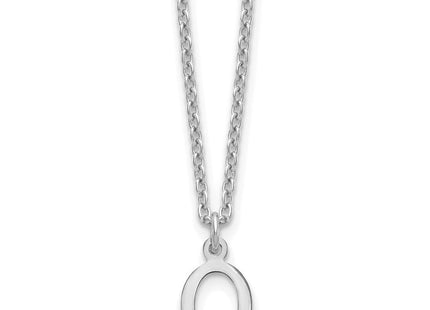 Sterling silver initial necklace