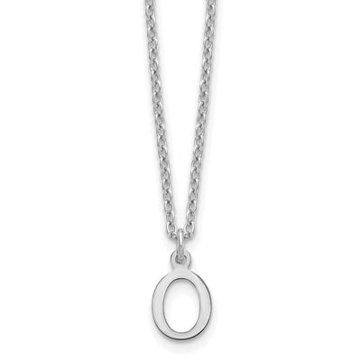 Sterling silver initial necklace