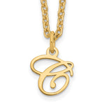 Sterling Silver Gold-plated Initial Necklace view