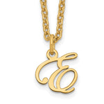 Sterling Silver Gold-plated Initial Necklace view