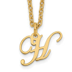Sterling Silver Gold-plated Initial Necklace view