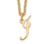 Sterling Silver Gold-plated Initial Necklace view