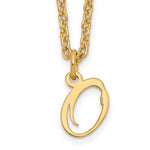 Sterling Silver Gold-plated Initial Necklace view