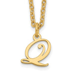 Sterling Silver Gold-plated Initial Necklace view