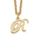 Sterling Silver Gold-plated Initial Necklace view