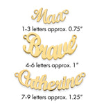 Sterling Silver/Gold-plated Curved Name Plate view 11
