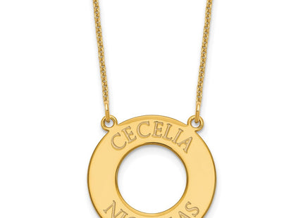14k Yellow Gold Jewelry Style XNA760Y - Classique Jewelry Inc.
