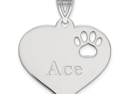 14k White Gold Pendants Style XNA766W - Classique Jewelry Inc.