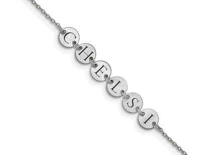 10k White Gold Bracelets Style 10XNA785W - Classique Jewelry Inc.