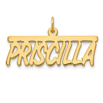 Sterling Silver/Gold-plated Top Bar Name Plate view 14