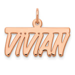 Sterling Silver/Gold-plated Top Bar Name Plate view 18