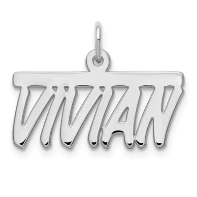 Sterling Silver/Gold-plated Top Bar Name Plate