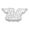 Sterling Silver / Rhodium-Plated