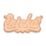 Etched Heart Custom Name Plate Necklace view