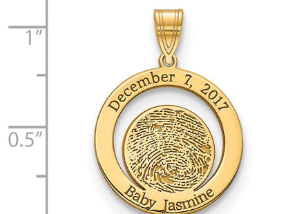 14k Yellow Gold Pendants Style XNA864Y - Classique Jewelry Inc.