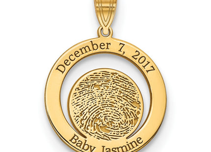 14k Yellow Gold Pendants Style XNA864Y - Classique Jewelry Inc.