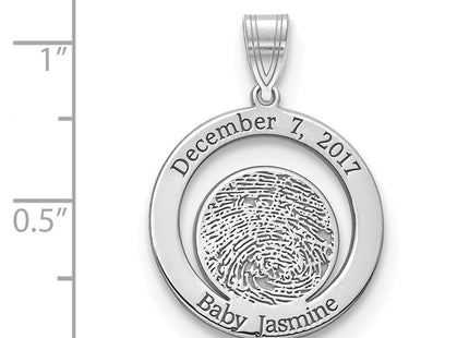 14k White Gold Pendants Style XNA864W - Classique Jewelry Inc.