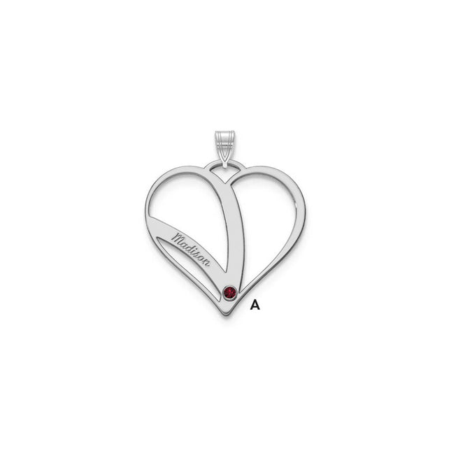 10k White Gold Pendants Style 10XNA865/1W - Classique Jewelry Inc.