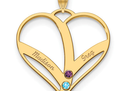 10k Yellow Gold Pendants Style 10XNA865/2Y - Classique Jewelry Inc.
