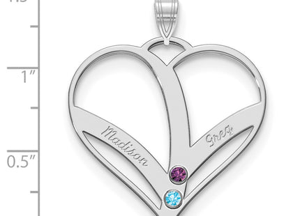 10k White Gold Pendants Style 10XNA865/2W - Classique Jewelry Inc.