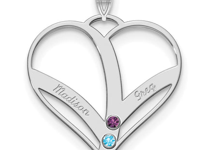 10k White Gold Pendants Style 10XNA865/2W - Classique Jewelry Inc.