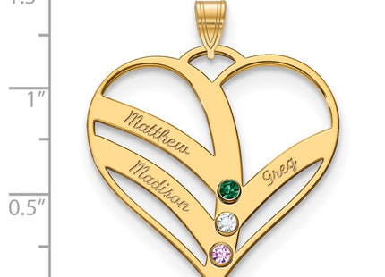 14k Yellow Gold Pendants Style XNA865 - Classique Jewelry Inc.