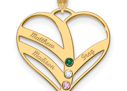 14k Yellow Gold Pendants Style XNA865 - Classique Jewelry Inc.