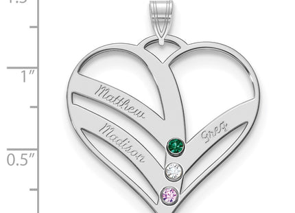 10k White Gold Pendants Style 10XNA865/3W - Classique Jewelry Inc.