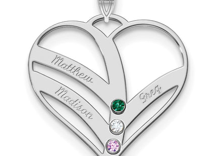 10k White Gold Pendants Style 10XNA865/3W - Classique Jewelry Inc.