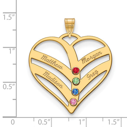 10k Yellow Gold Pendants Style 10XNA865/4Y - Classique Jewelry Inc.